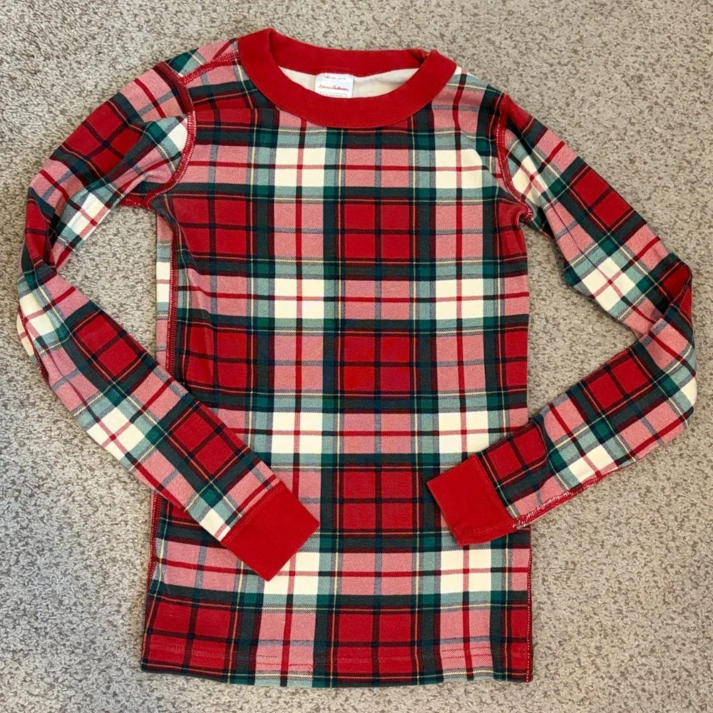 Hanna Andersson Plaid Pajama Set, 10